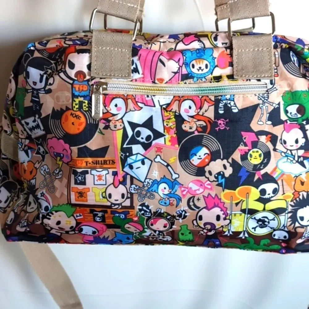 Tokidoki ProSportsac Med Duffel Weekender Bag Pockets Kawaii Japan Anime…